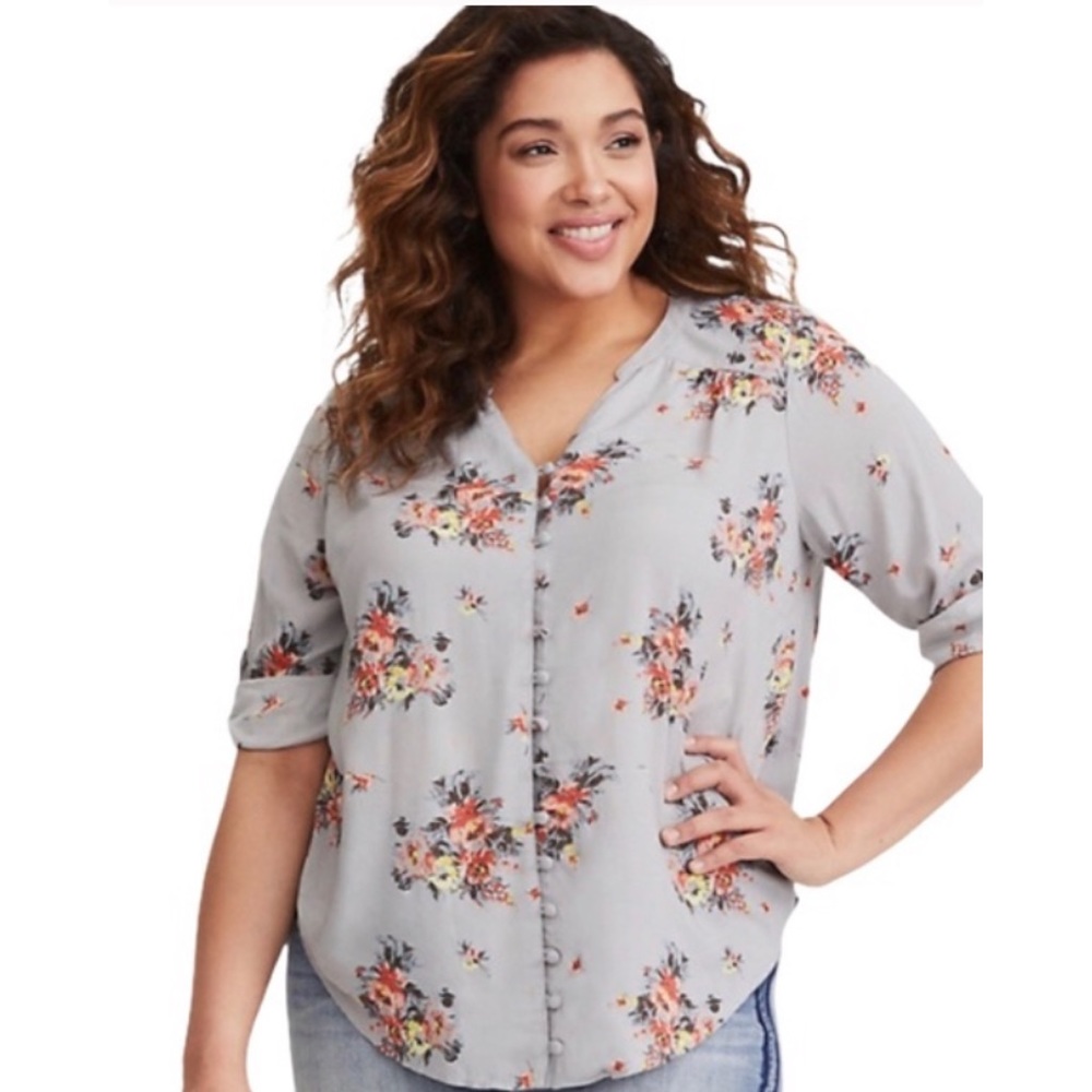 Torrid Georgette Pullover plus size Blouse